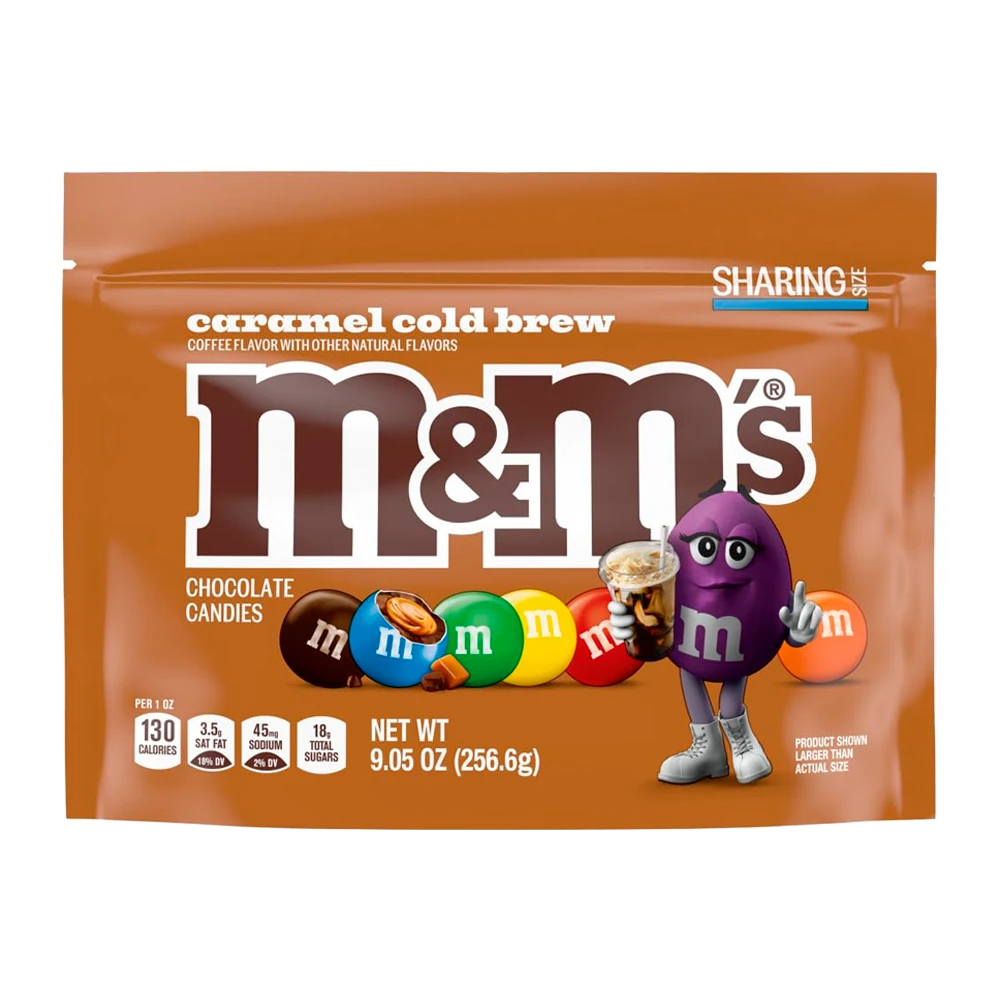 Chocolate Mars M&M Caramelo e Café Gelado Pacote 9.5Oz 257G