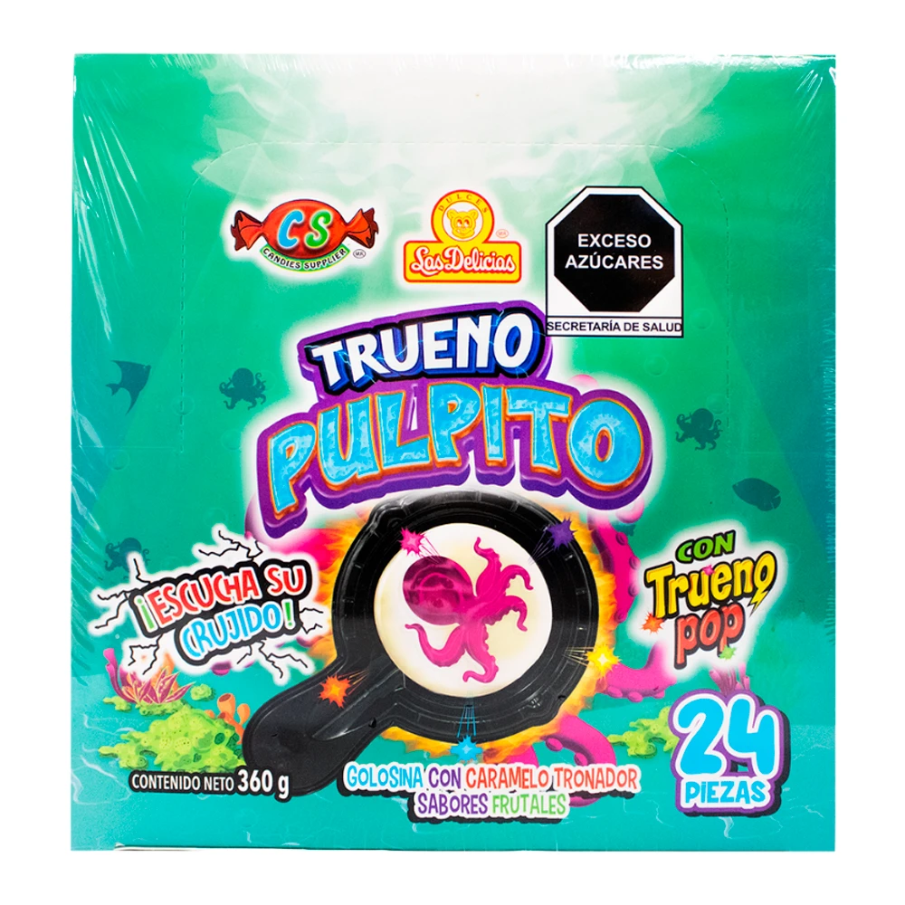 Mini Gelatina Las Delicias Trueno Lula 24X15G