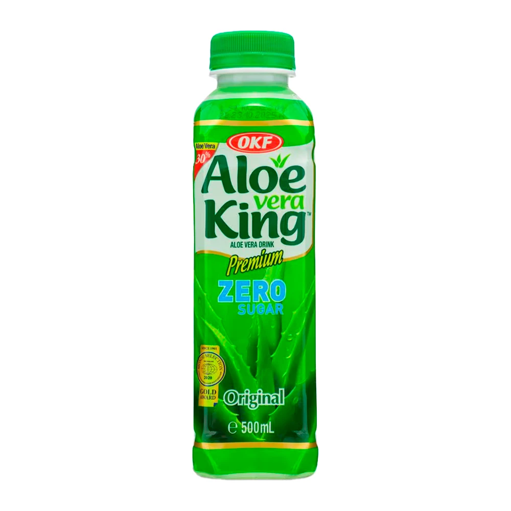Suco de Uva Verde Okf Sem Açucar Com Aloe Vera Garrafa Pet 500Ml