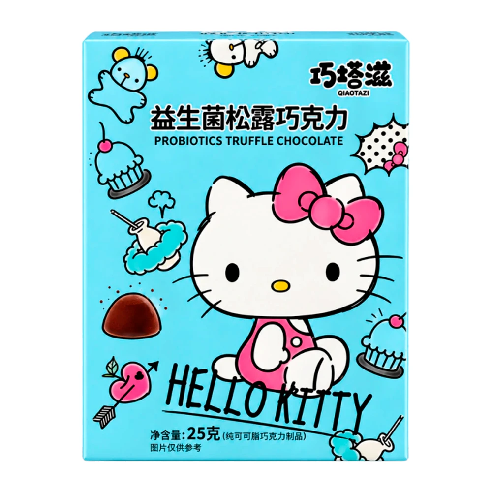 Chocolate Sanrio Hello Kitty Trufa Probiotics Caixa 25G