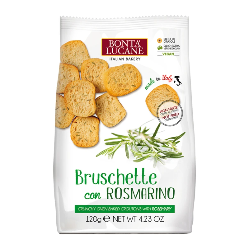 Torrada Bonta Lucane Bruschette Com Alecrim 150G