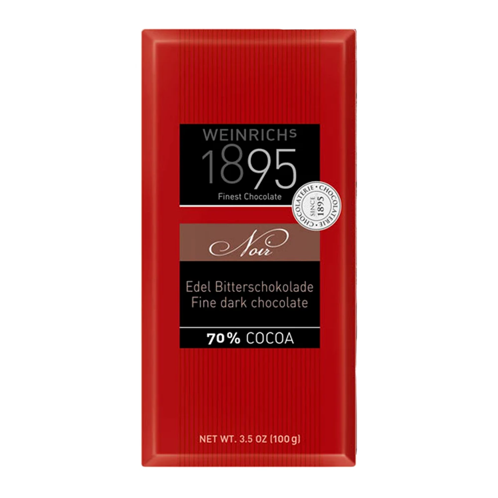 Barra de Chocolate Weinrich 1895 Amargo 70% Cacau 100G