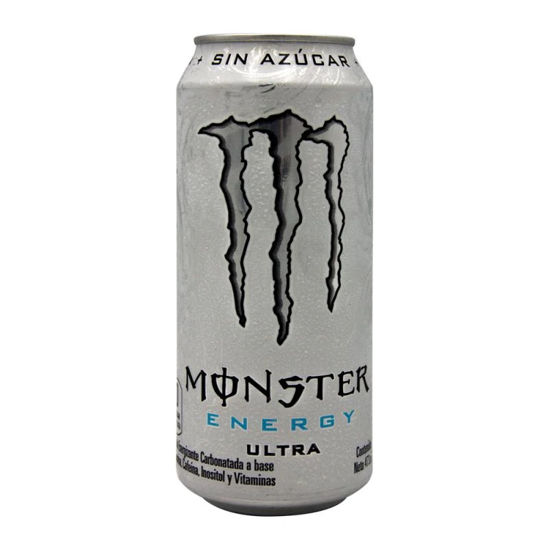 Energético Monster Sem Açucar Ultra White Lata 473Ml