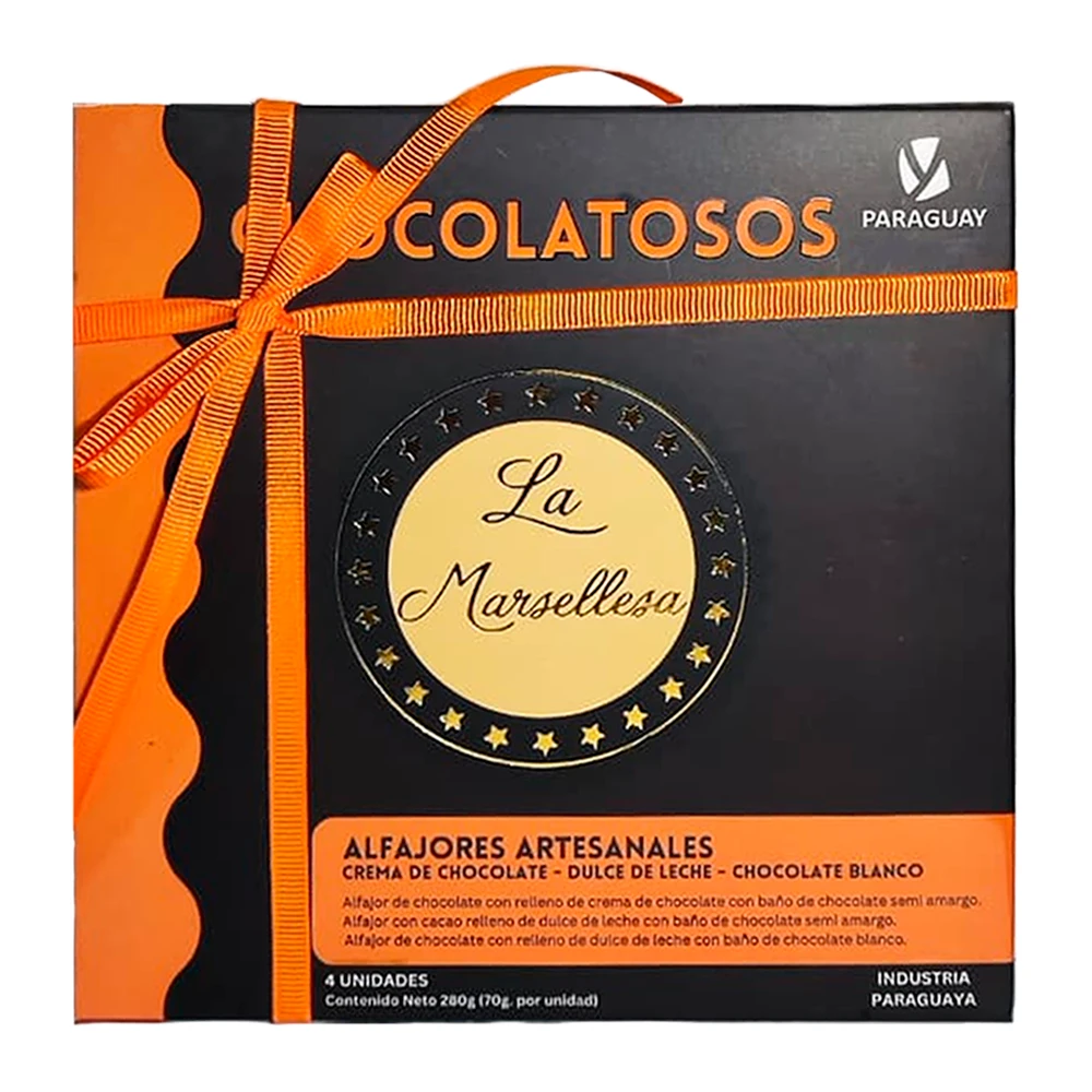 Alfajor La Marsellesa Chocolatoso Caixa 4X70G