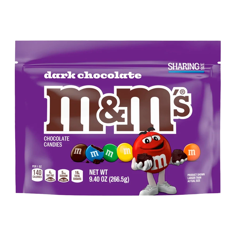 Chocolate Mars M&M Amargo Pacote 9.4Oz 266G
