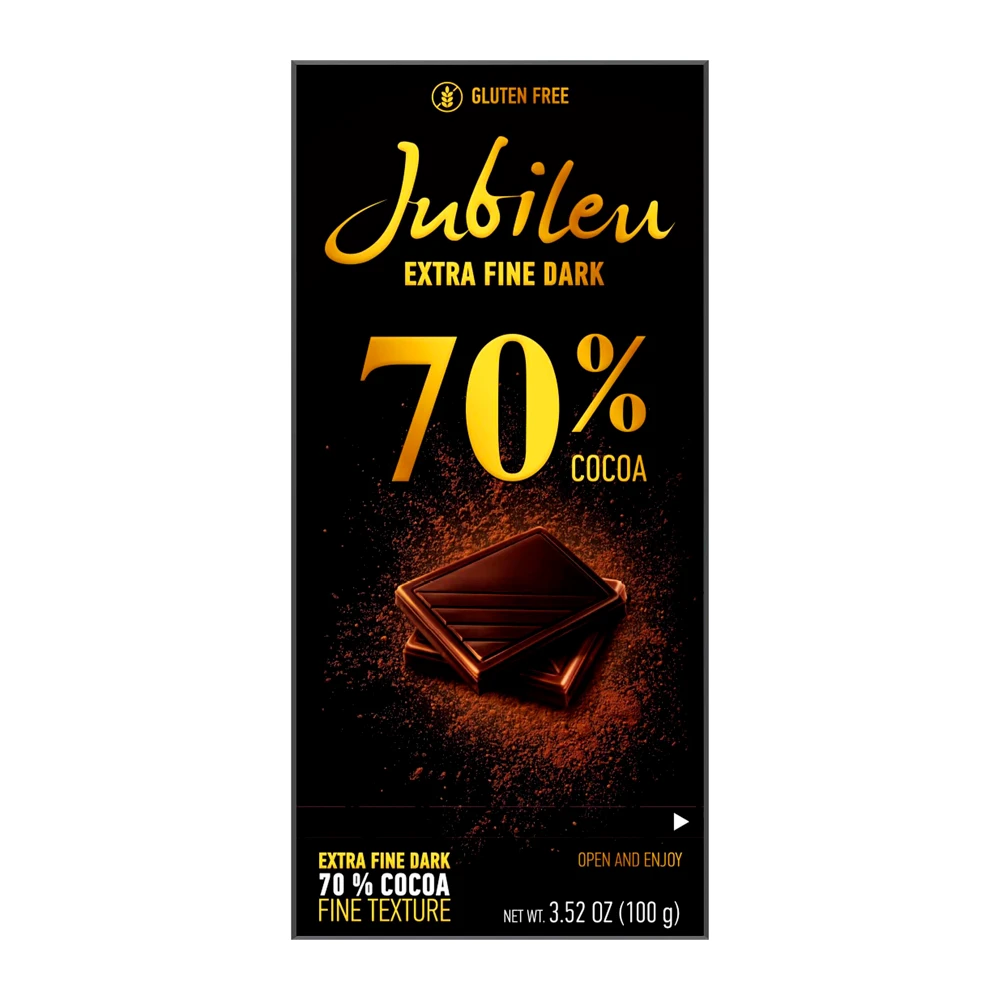 Chocolate Jubileu 70% Barra 100G