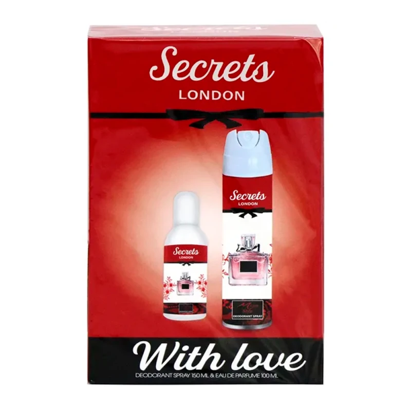 Desodorante + Perfume Kit Secrets London Miss