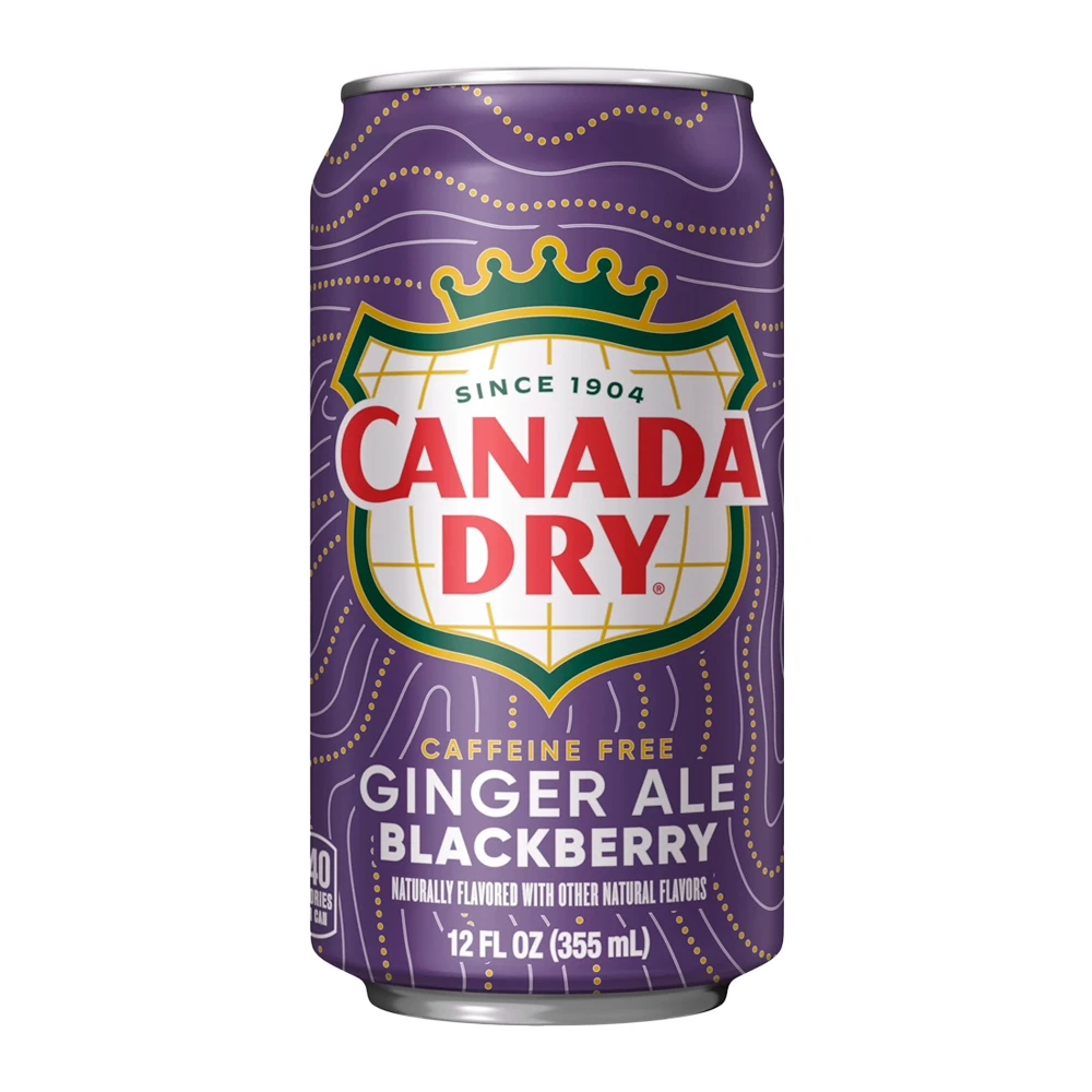 Refrigerante Canada Dry Ginger Blackberry Lata 355Ml