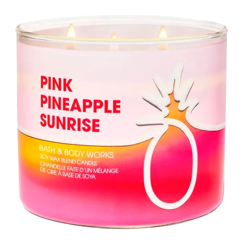 Vela Aromática Bath & Body Works Pink Pineapple Sunrise 411G
