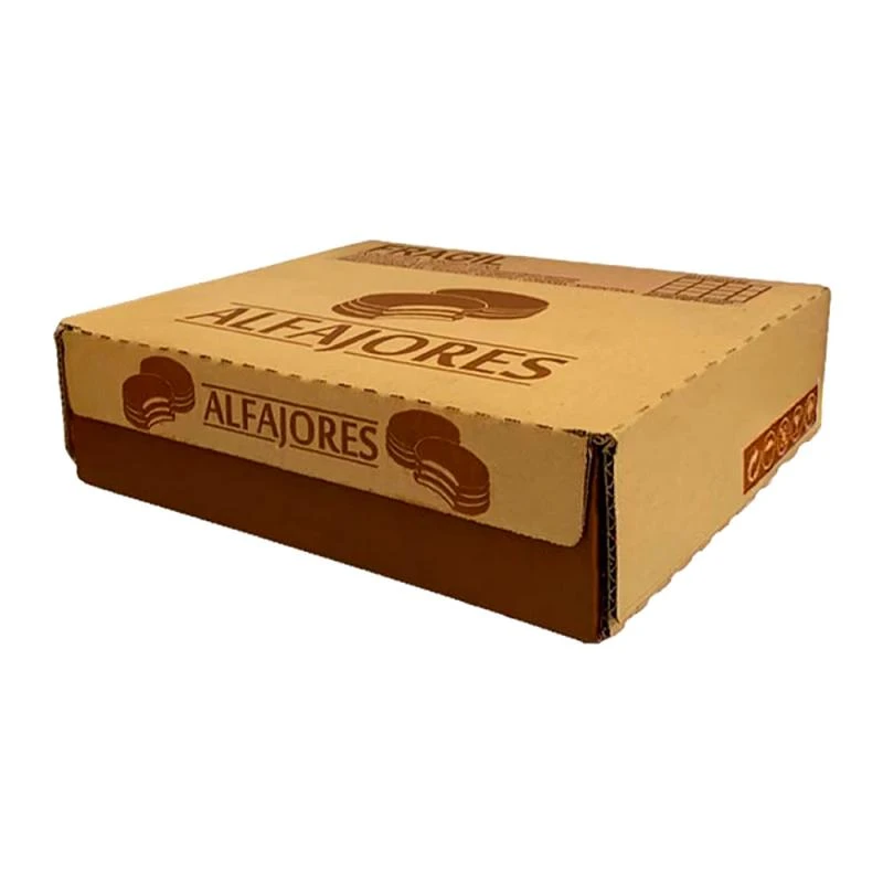 Alfajor Arcor Cofler Block Com Recheio de Amendoim Cobertura de Chocolate Ao Leite Caixa c/ 21x60g