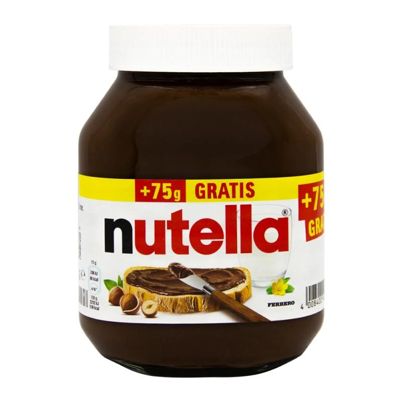 Nutella Pote de Vidro 825G Ferrero