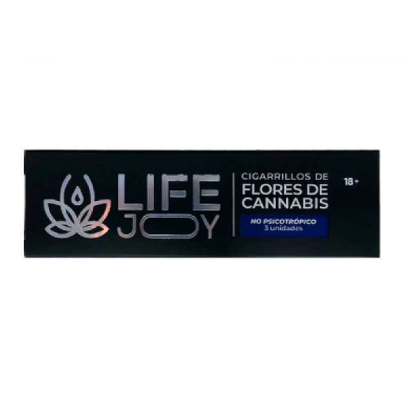Cigarro de Cannabis (Cbd) Caixa Com 3 Unidades Life Joy