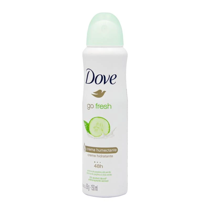 Desodorante Dove Spray Feminino Go Fresh Pepino 150Ml