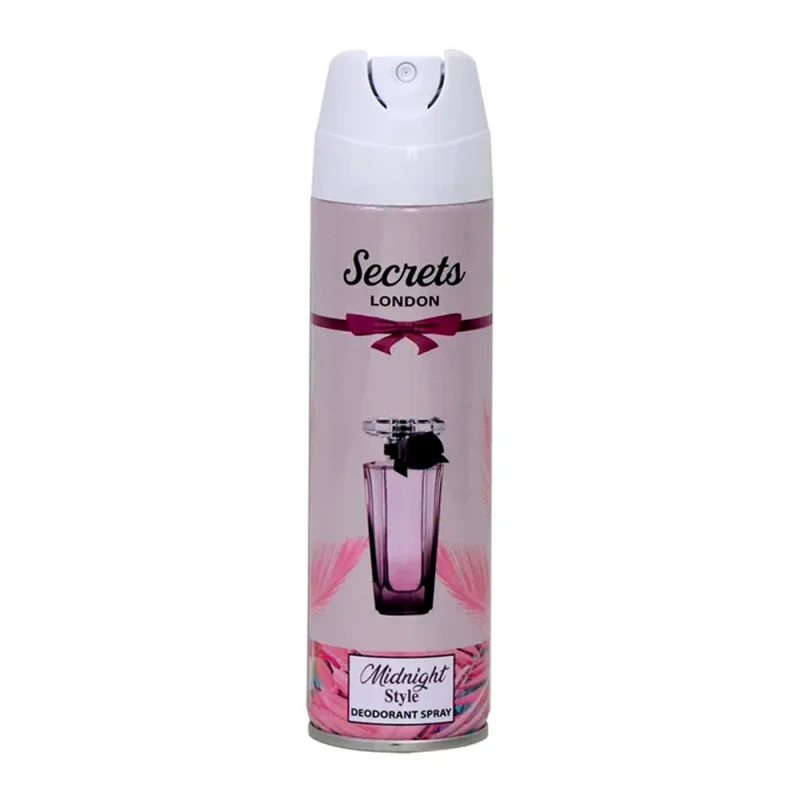 Desodorante Secrets London Spray Feminino Midnight 150Ml