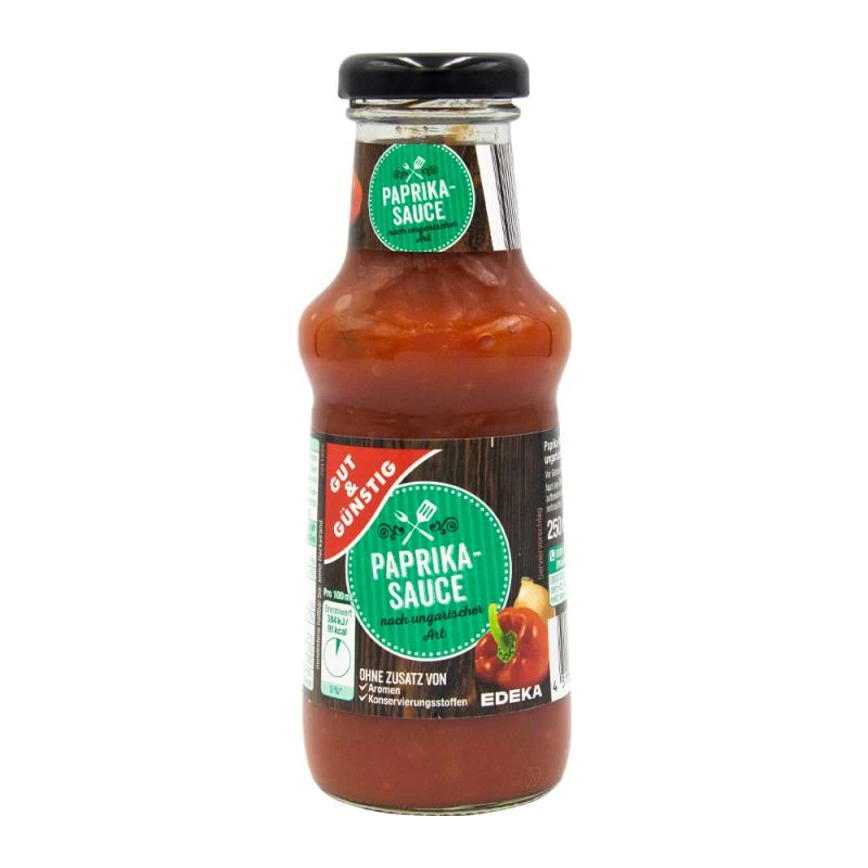Molho de Paprika 250Ml Edeka