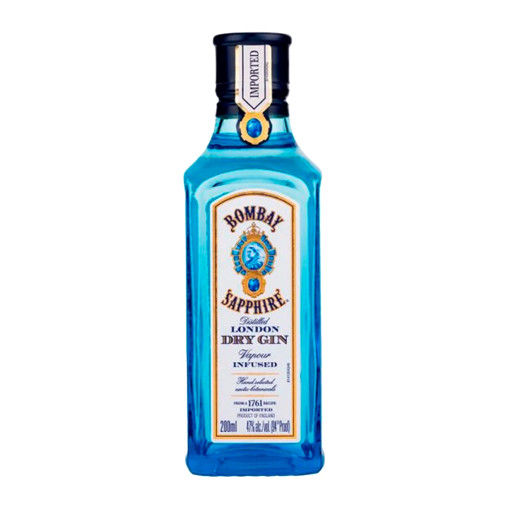 Gin Bombay Saphire Dry Garrafa 200Ml Sem Caixa