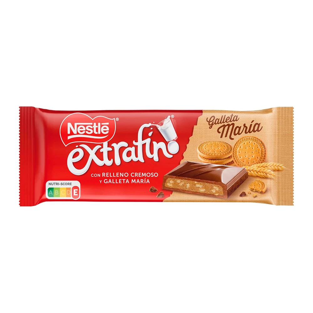 Barra Chocolate Nestle Extrafino Com Recheio Cremoso e Biscoito 83G