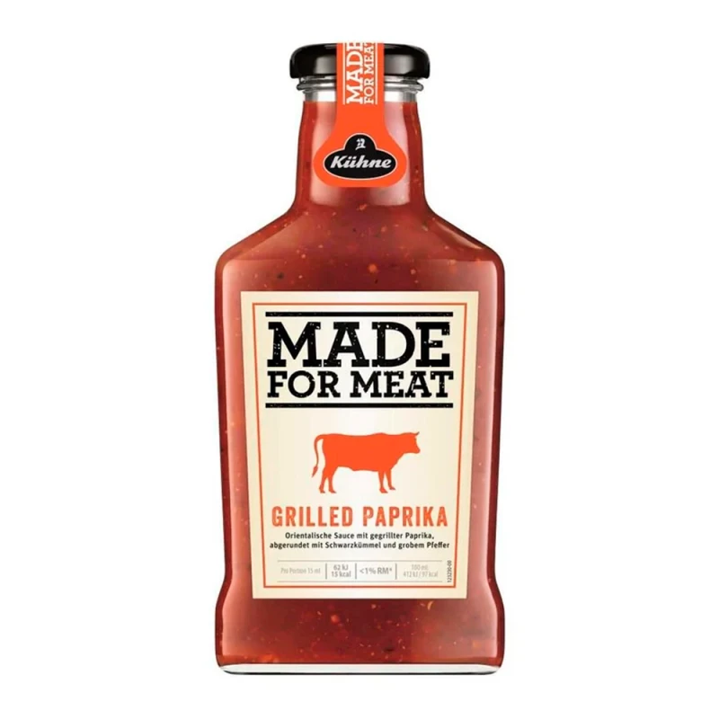 Molho Para Churrasco Kuhne - made for meat - paprika grelhada 375Ml