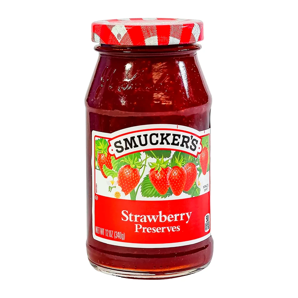 Geléia Smuckers de Morango Com Pedaços da Fruta 340G