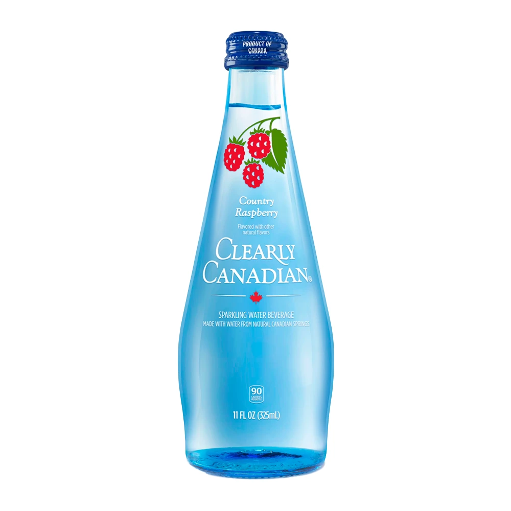 Água Saborizada Clearly Canadian Rasberry Garrafa 325Ml