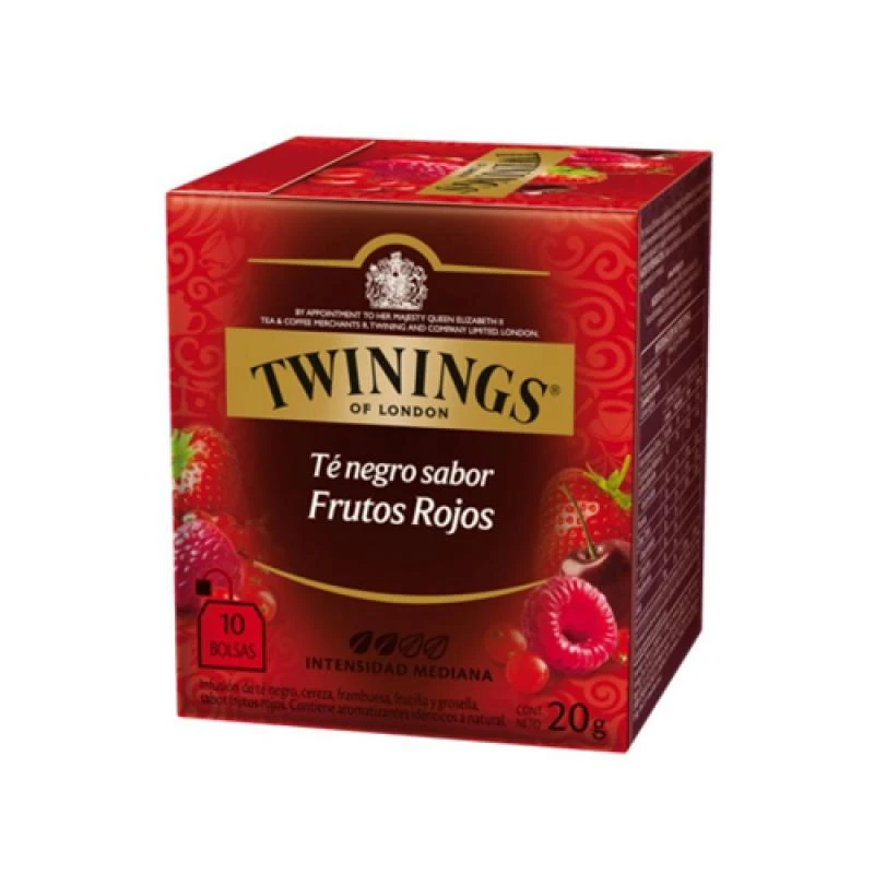 Chá Preto Sabor Frutas Vermelhas 10 Saquinhos Twinings