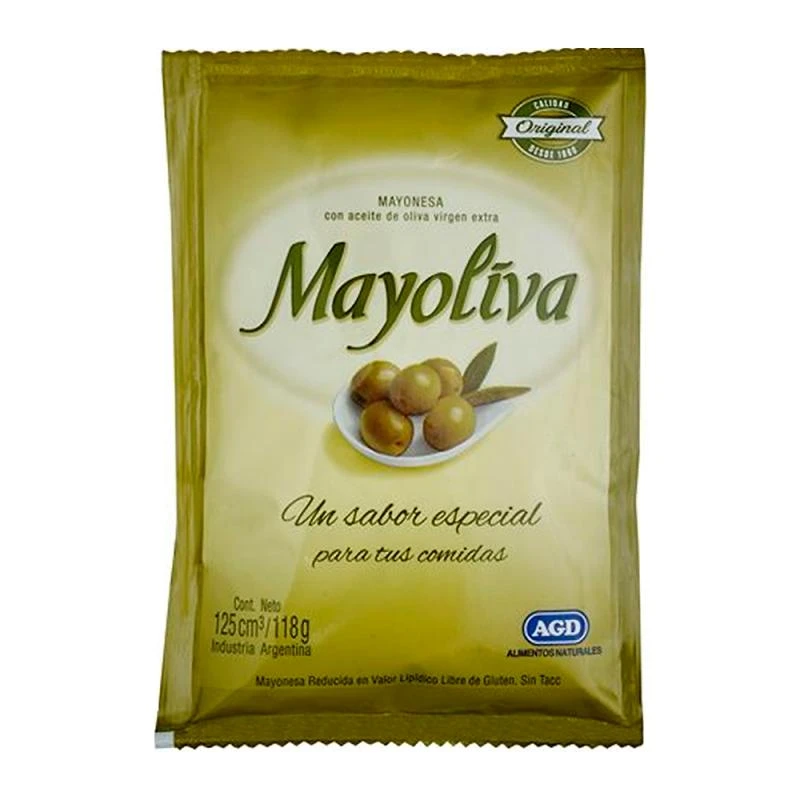 Maionese Com Azeite de Oliva Mayoliva Sachet 113G