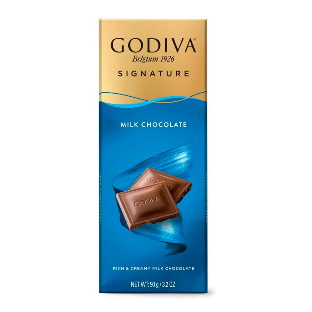 Chocolate Godiva Signature Ao Leite Tableta 90G