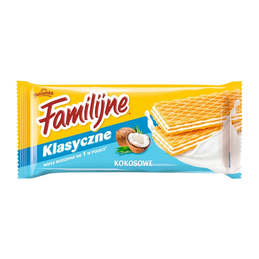 Biscoito Wafer Super Crocante Familijne Recheio Coco 180G