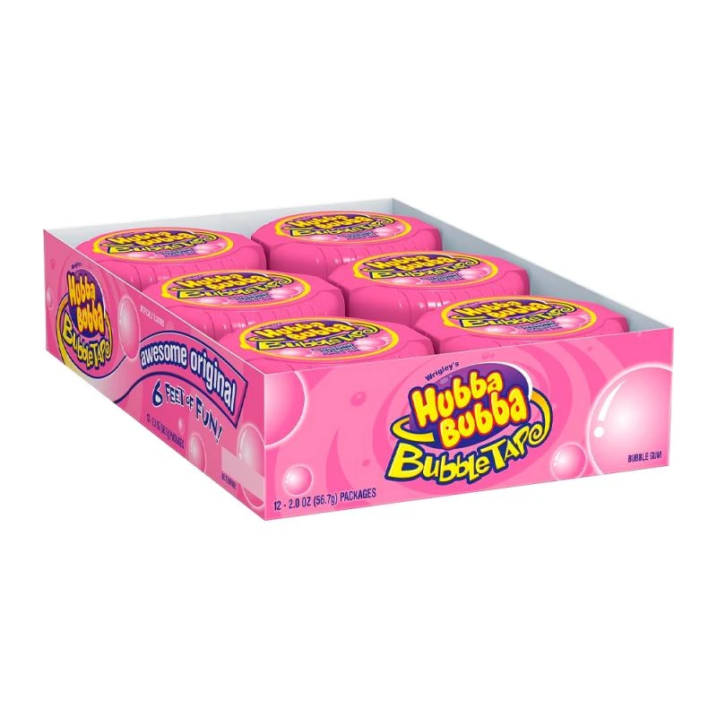 Chicletes Metro Hubba Bubba Original Caixa Com 6 Unidades