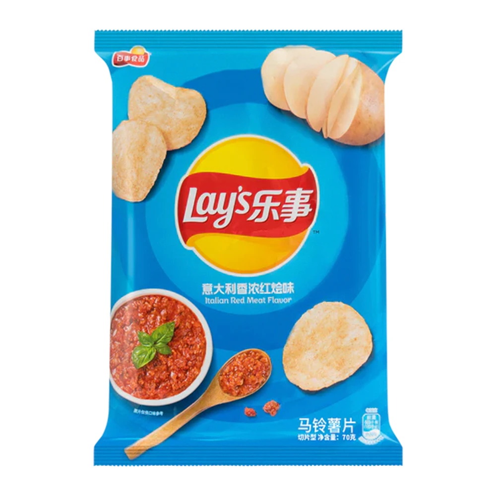 Batata Frita Lays Bolonhesa Italiana Pacote 70G