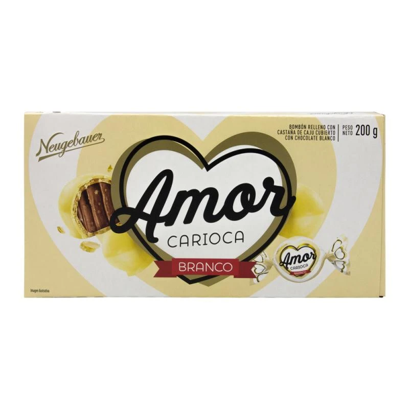 Bombom Neugebauer Amor Carioca Branco caixa 200G
