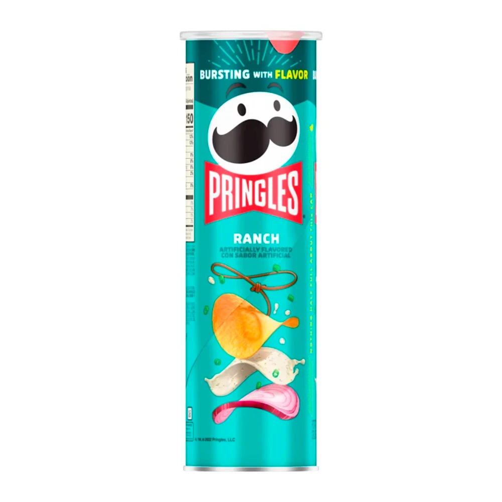 Batata Frita Pringles Ranch Tubo 158G