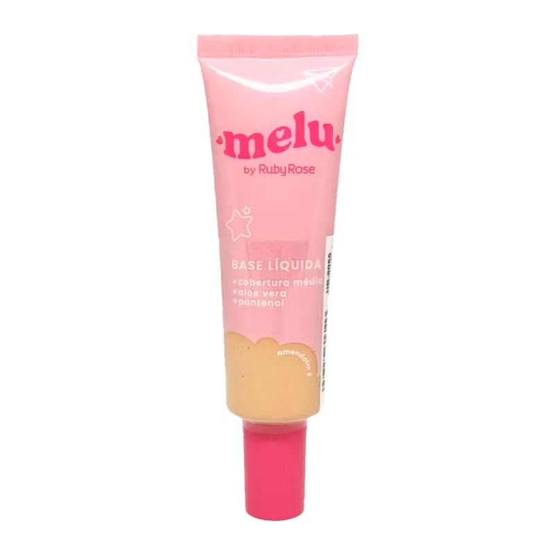 Base Líquida Ruby Rose Melu Cor 3 Amendoim Hb-8055