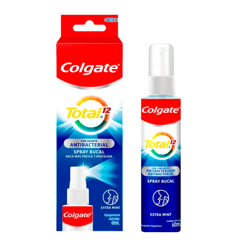Enxaguante Bucal Colgate Total 12 em Spray 60Ml
