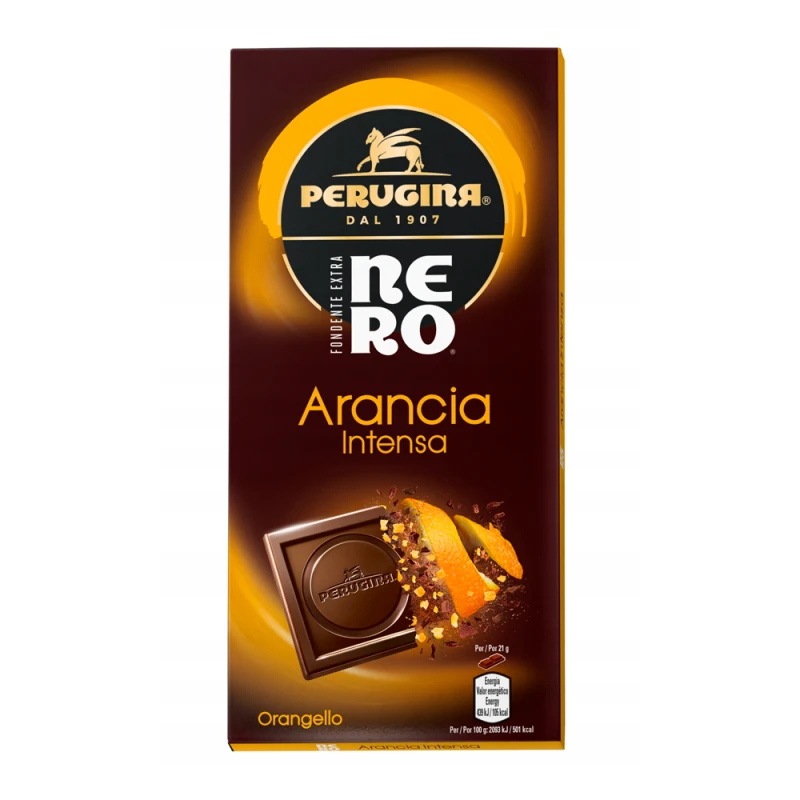 Barra Chocolate Perugina Amargo Com Laranja 51% 85G