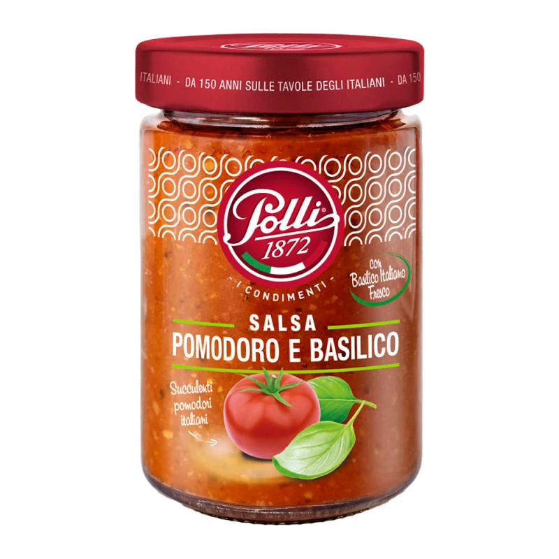 Molho de Tomate Com Manjericão Polli 190G