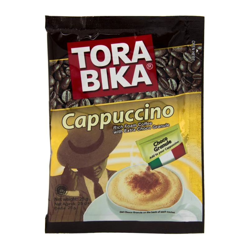 Café Cappuccino Tora Bika Sachet 25G