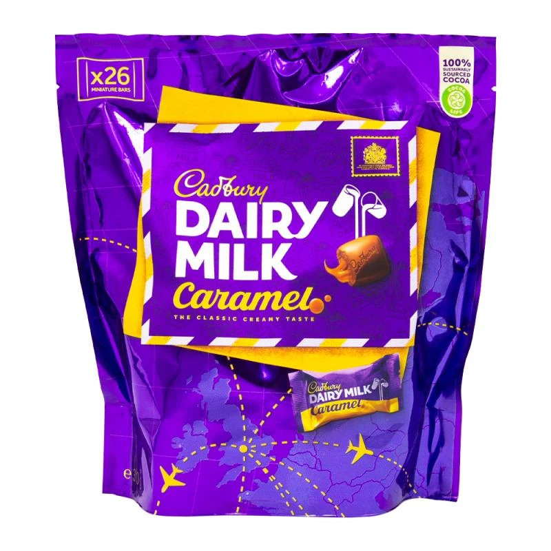 Bombom Ao Leite Cadbury Com Caramelo Pacote 300G 