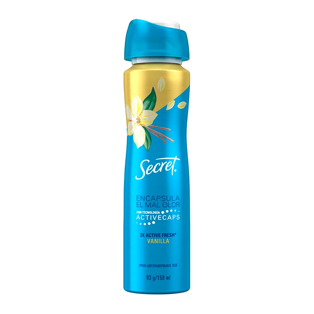 Desodorante Secret Baunilha Spray 150Ml