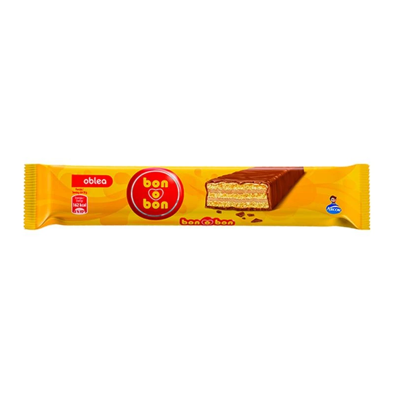Wafer Bon o Bon Coberto Chocolate Ao Leite 30G