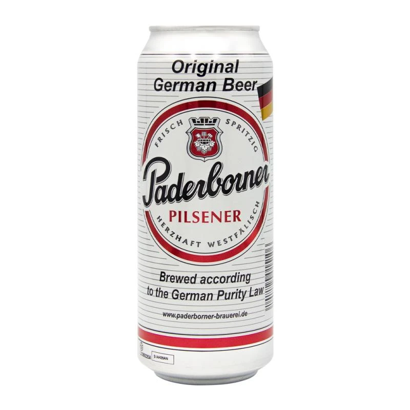 Cerveja Paderborner Pilsener Lata 500Ml