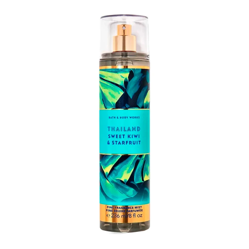 Colônia Corporal Bath & Body Works Thailand Sweet Kiwi & Starfruit 236Ml