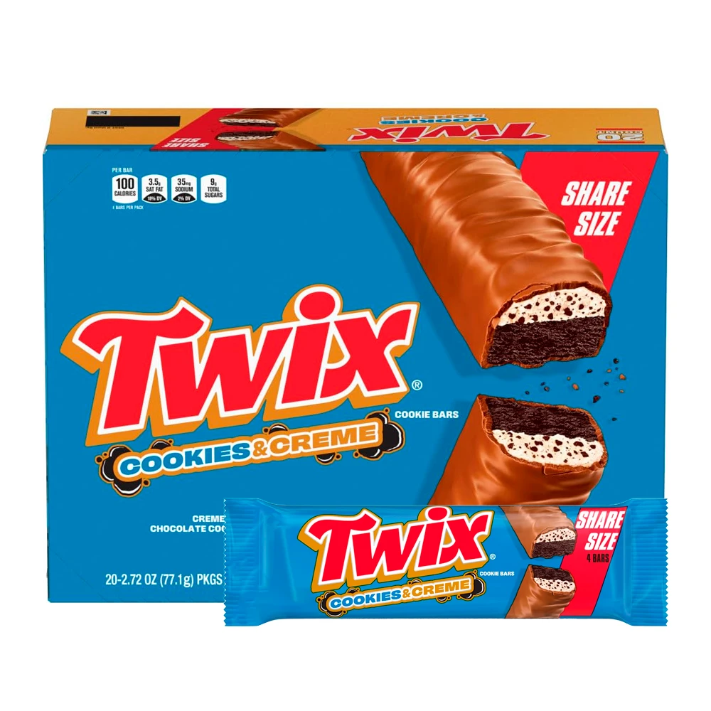 Chocolate Mars Twix Cookies And Cream Caixa 20X77G