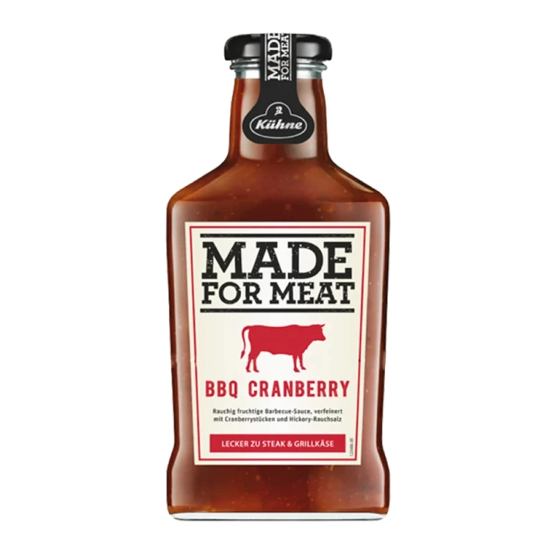 Molho Para Churrasco Kuhne - made for meat - barbecue mirtilo 375Ml