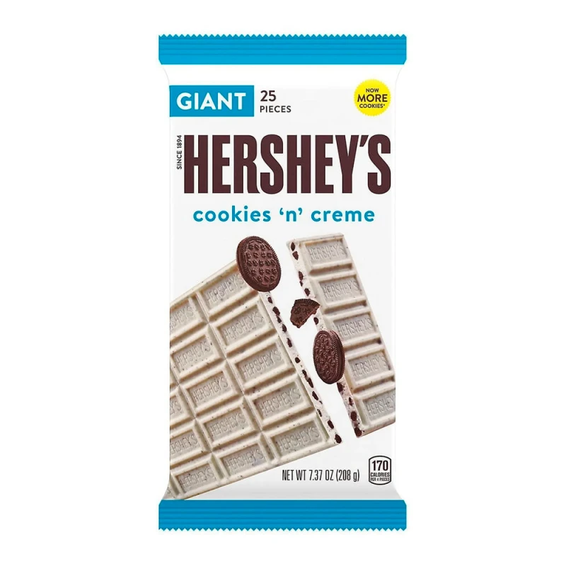 Barra Chocolate Hersheys Branco Com Cookies 208G