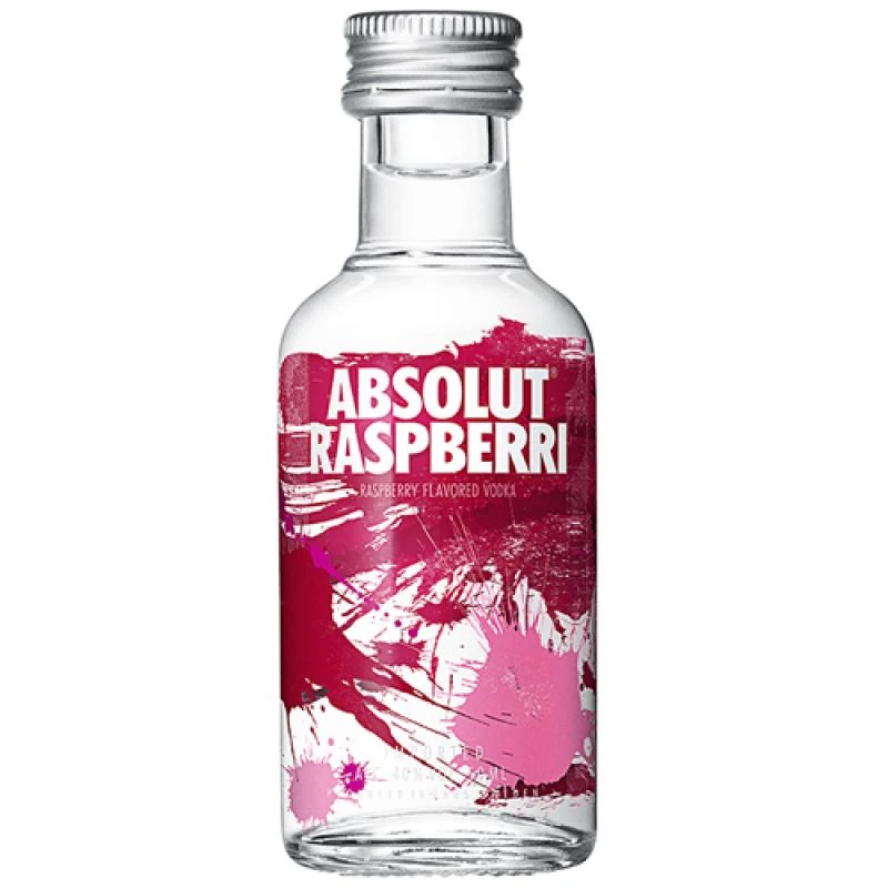 Vodka Absolut Raspberri Miniatura 50Ml