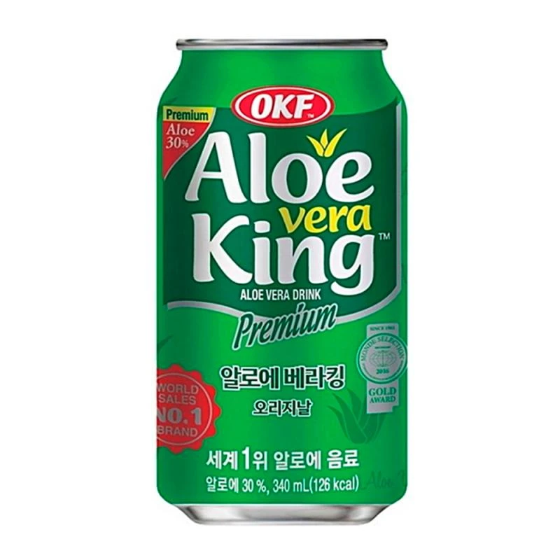 Suco de Uva Verde Okf Com Aloe Vera Lata 330Ml