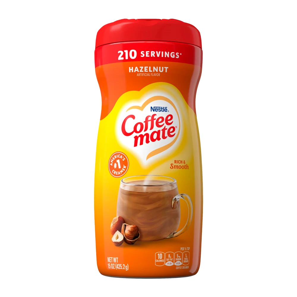 Creme Para Café Nestle Coffeemate Hazelnut Pote 15Oz 425.2G
