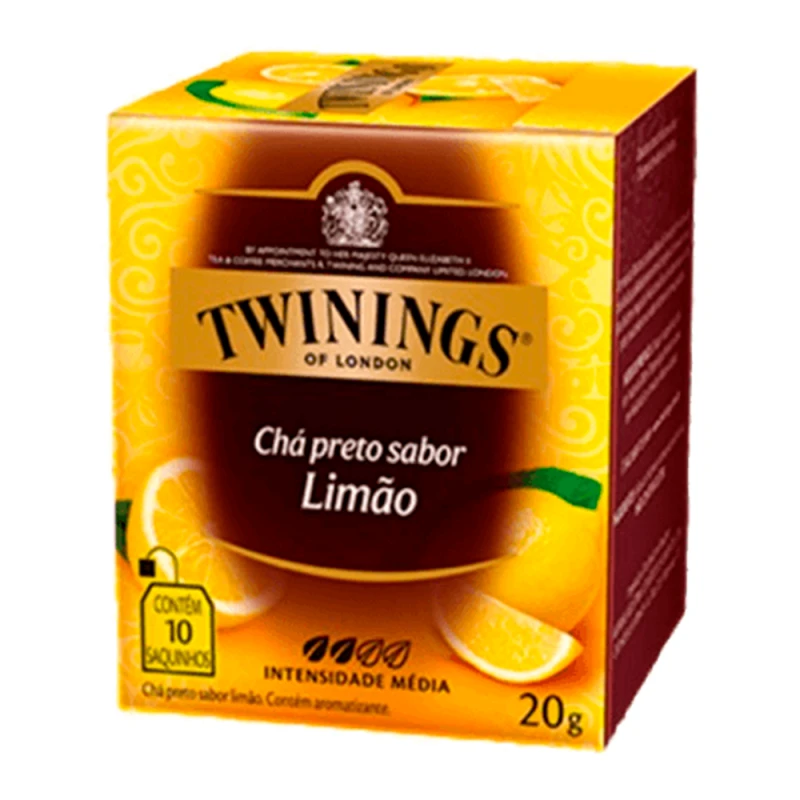 Chá Preto Sabor Limão 10 Saquinhos Twinings