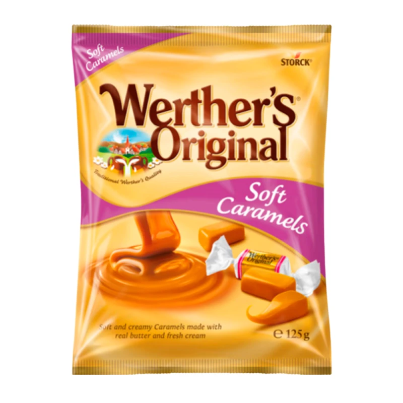 Bala de Caramelo Macio Original Werthers 125G